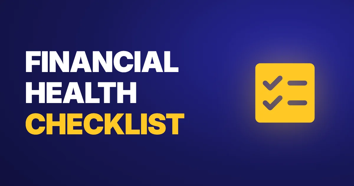 11-point financial health checklist