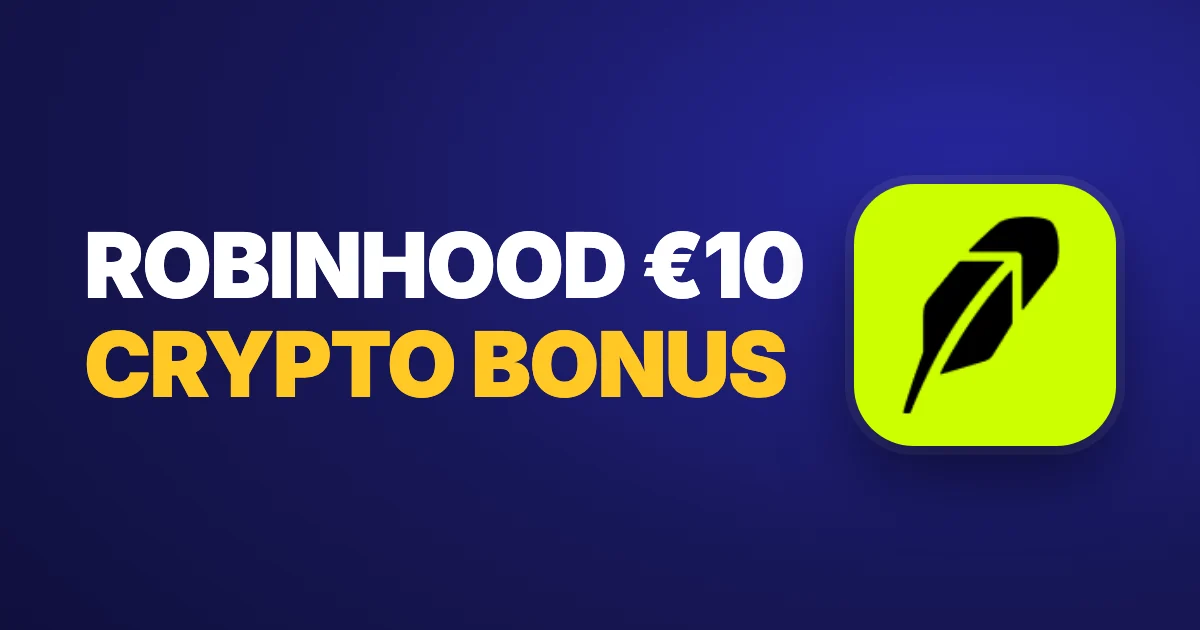 Robinhood Europe €10 crypto bonus